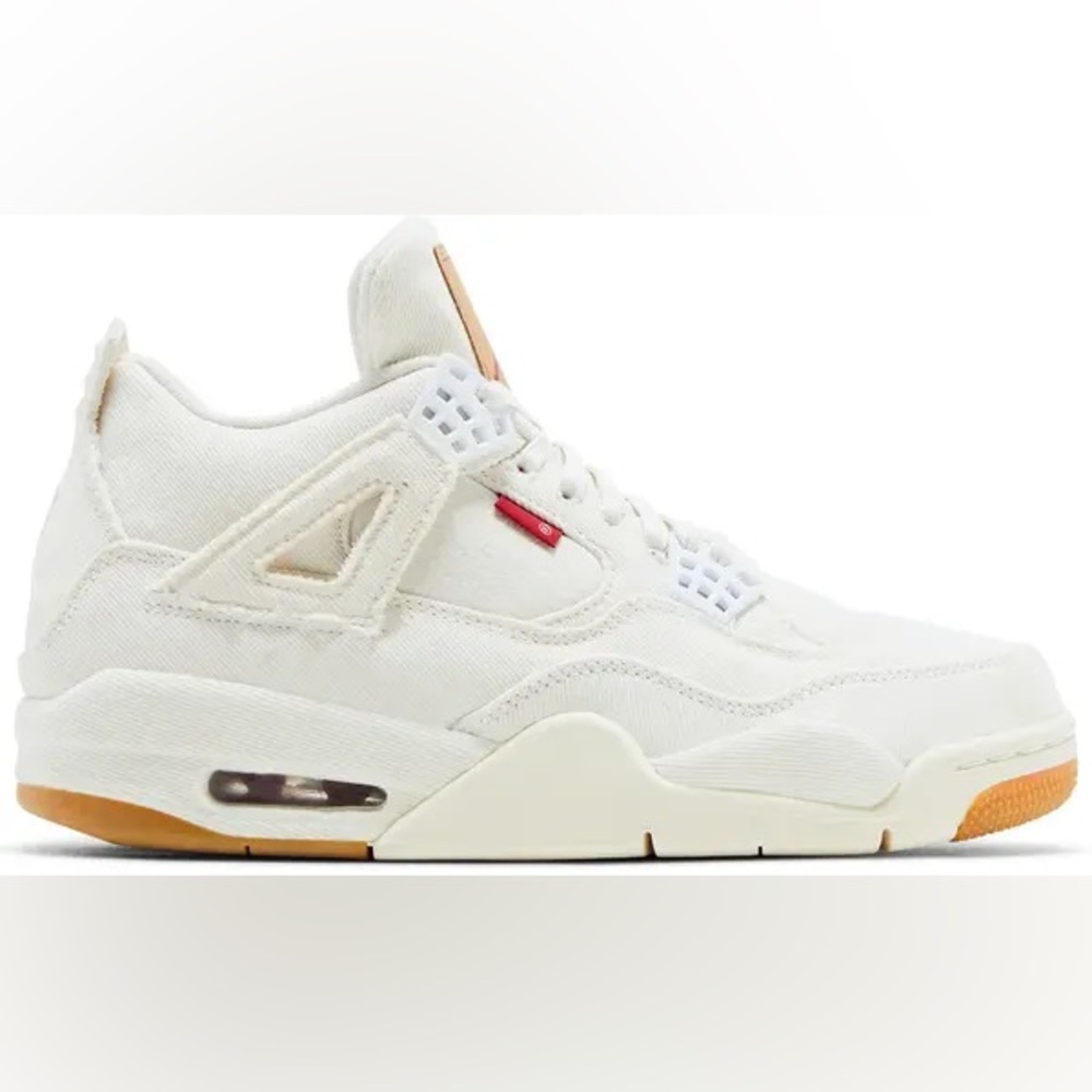 Limited Edition Mens Levi x Air Jordan Retro White. 9.5